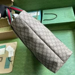 GUCCI GUCCI Lido中號米棕帆布托特包-763287：圖片 5