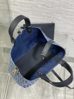 Dior Toujours 藍色丹寧托特包中號MM-M2821：圖片 8