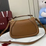 GUCCI Blondie小號米棕帆布手提包-815714：圖片 4