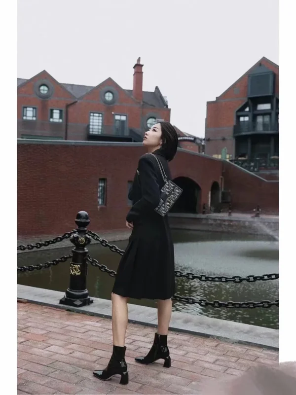 Dior 30 Montaigne 藍色單肩包小號PM-Monta：圖片 4
