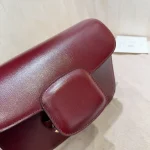 GUCCI 1955馬銜扣棕色皮革翻蓋包-602204：圖片 4