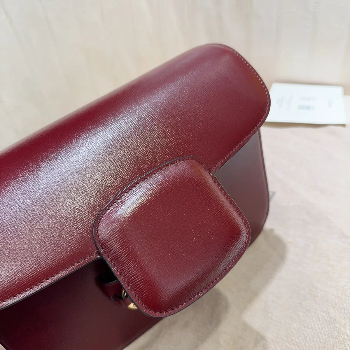 GUCCI 1955馬銜扣棕色皮革翻蓋包-602204 4 GUCCI 1955馬銜扣棕色皮革翻蓋包-602204