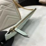 GUCCI GG Marmont迷你紅色皮革斜挎包-751526：圖片 8
