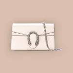 GUCCI Dionysus迷你米白帆布斜揹包-476432