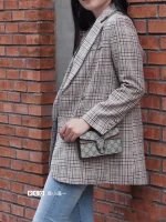GUCCI Dionysus狄俄尼索斯黑色皮革斜揹包-476432：圖片 3