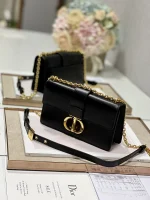 Dior 30 Montaigne 黑色單肩包小號PM-M9334：圖片 5