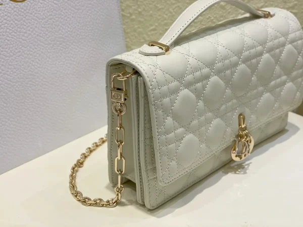 Dior Top 白色斜挎包小號PM-M0997：圖片 4