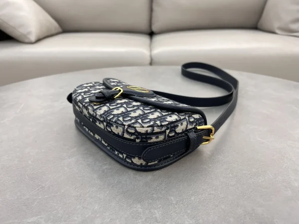Dior Bobby 藍色緹花斜挎包小號PM-M9335：圖片 7
