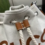 GUCCI Gucci Lido米棕帆布單肩包-777166：圖片 7