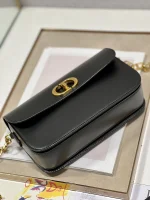 Dior 30 Montaigne 黑色小牛皮斜挎包小號PM-M9260：圖片 5
