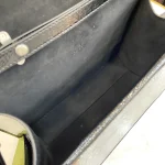 GUCCI Dionysus中號黑漆皮斜挎包-795007：圖片 9