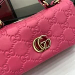 GUCCI GG Milano迷你白色皮革斜揹包-806017：圖片 5