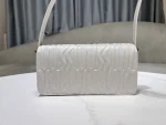 Dior Miss 白色小牛皮翻蓋包小號PM-M2610：圖片 4