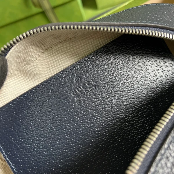 GUCCI Ophidia中號藍米帆布斜揹包-681064：圖片 9