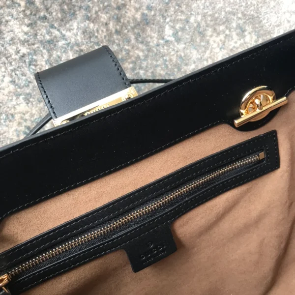 GUCCI GG Supreme中號米棕帆布肩揹包-479197：圖片 10