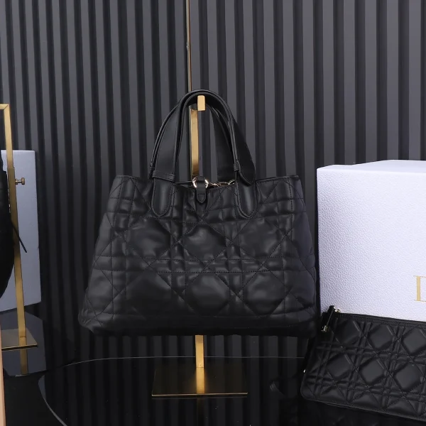 Dior Toujours 黑色單肩包中號MM-M2821：圖片 3