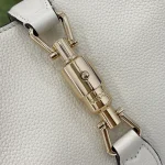 GUCCI Jackie 1961小號灰褐皮革肩揹包-810232：圖片 6