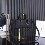Dior Lady 黑色小牛皮斜挎包小號PM-M0613：圖片 2