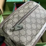 GUCCI GG Supreme中號米棕帆布腰包-760217：圖片 6