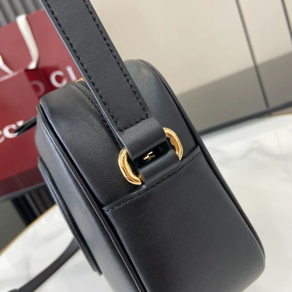 GUCCI Blondie迷你米棕帆布斜揹包-820429：圖片 7
