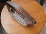 GUCCI Ophidia米棕帆布斜背包-658551：圖片 7