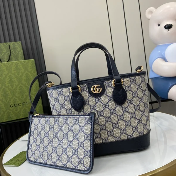 GUCCI Ophidia米棕皮革手挽包-811716：圖片 2