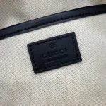 GUCCI Blondie迷你米棕帆布斜揹包-820429：圖片 10