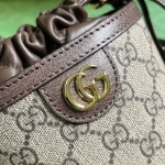 GUCCI Ophidia迷你米白帆布水桶包-760199：圖片 6