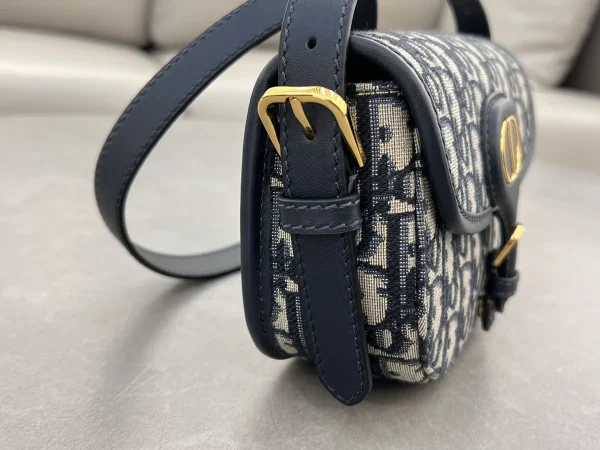 Dior Bobby 藍色緹花斜挎包小號PM-M9335：圖片 5