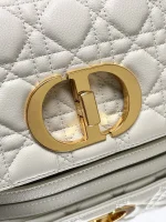 Dior Caro 象牙小牛皮斜挎包小號PM-M9241：圖片 8