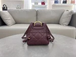 Dior Caro 粉紅羊皮雙肩背包小號PM-M6302：圖片 3