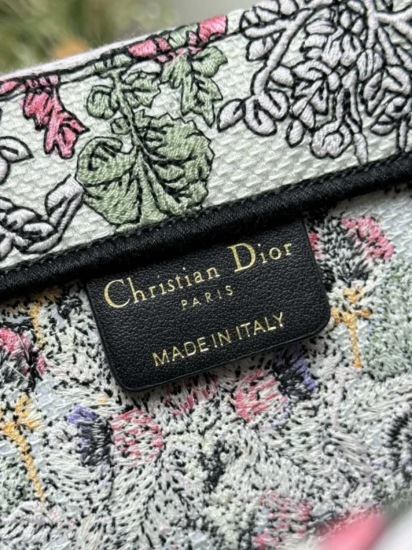 Dior Book 奶白色托特包中號MM-M1296：圖片 9