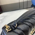 GUCCI GG Milano小號黑色皮革斜背包-806016：圖片 6
