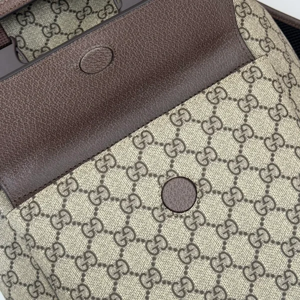 GUCCI Ophidia小號米棕帆布背包-792114：圖片 8
