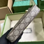 GUCCI Ophidia米白帆布斜揹包-764960：圖片 4