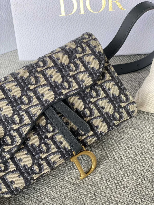 Dior Saddle 藍色腰包小號PM-S5619：圖片 7