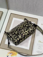 Dior Oblique 藍色布料斜挎包小號PM-M1241：圖片 6