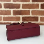 GUCCI Elegance米白粒面皮手提包-795349：圖片 5