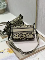 Dior Oblique 藍色布料斜挎包小號PM-M1241：圖片 8