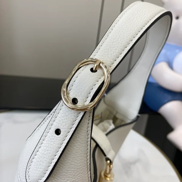 GUCCI Jackie 1961小號灰褐皮革肩揹包-810232：圖片 7