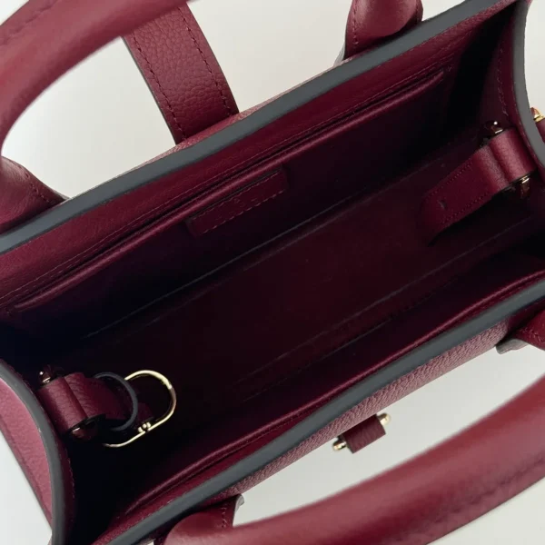 GUCCI Elegance米白粒面皮手提包-795349：圖片 10