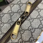 GUCCI Ophidia中號米棕帆布雙肩包-779901：圖片 7