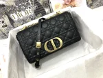 Dior Caro 黑色小牛皮包中號MM-M9242：圖片 2