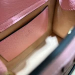 GUCCI Diana黑色皮革手提包-702732：圖片 10