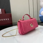 GUCCI GG Milano迷你白色皮革斜揹包-806017：圖片 3