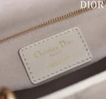 Dior Lady 白色羊皮斜挎包小號PM-M0538：圖片 9