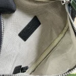 GUCCI Jumbo GG小號黑色皮革斜揹包-658582：圖片 9
