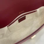 GUCCI Horsebit 1955小號紅柔皮手挽包-815206：圖片 9