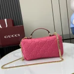 GUCCI GG Milano迷你白色皮革斜揹包-806017：圖片 4