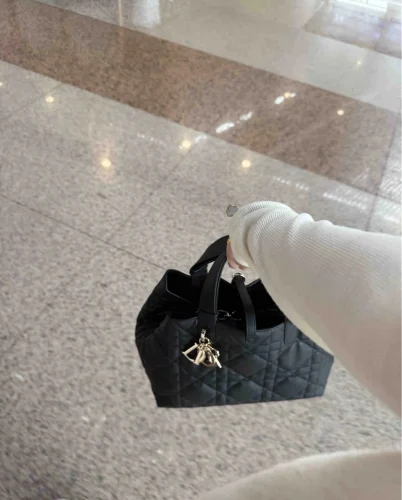 Dior Toujours 黑色小牛皮手提包小號PM-M2822 photo review